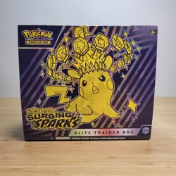 BOX & INSERTS ONLY - Pokemon Surging Sparks ETB Elite Trainer Box - Image 1