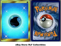 2017 Pokemon, S&M Crimson Invasion, #124/111 Water Energy, Gold Secret Rare - Image 1