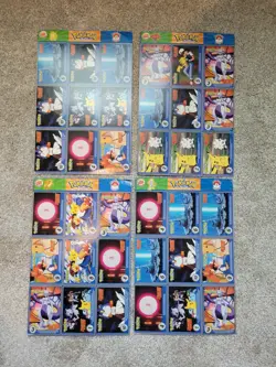 1999 Burger King Pokemon Movie Poketrivia Uncut Sheets - #1, #18, #19, #20 - Image 2