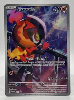 Pokemon TCG - Charcadet 022 Pokemon Center Stamped Black Star Promo, EN, NM+ - Image 1