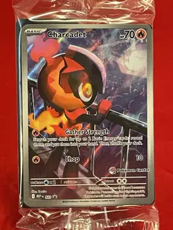 Pokemon TCG - Charcadet 022 *Pokemon Center* Stamped Black Star Promo Sealed! - Image 1