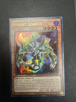 Yugioh! 1x Rokket Loader BPRO-EN001 Ultra Rare 1st Ed NM - Image 1