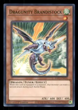 Yu-gi-oh Dragunity Brandistock #HAC1-EN156 Hidden Arsenal: Chapter 1 LP - Image 1