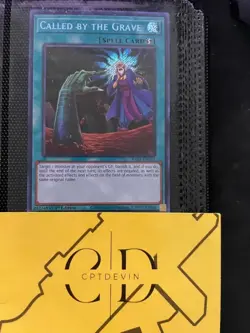 Yu-Gi-Oh! Called by the Grave RA01-EN057 - 1st Ed - Secret Rare - Near Mint! - Image 1