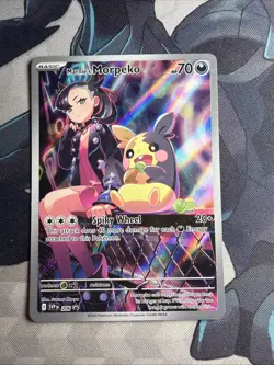 Pokemon TCG Marnie's Morpeko SVP 206 Black Star Promo Near Mint NM - Image 1