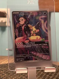 Pokemon TCG Marnie's Morpeko SVP 206 Black Star Promo Near Mint NM - Image 1