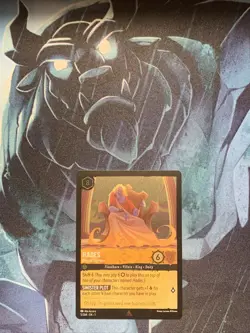 Disney Lorcana Hades King of Olympus 5/204 Rare COLD FOIL - Image 1