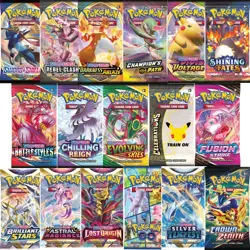 Pokemon TCG Sealed 4 Loose SW&SH Booster Packs! Choose Your Set! Lot of 4 Packs - Image 1