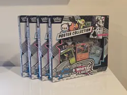 Pokemon TCG SV10.5 Black Bolt & White Flare Unova Poster Collection Box Sealed - Image 1