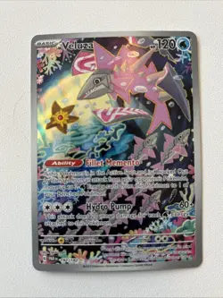 Pokemon TCG Veluza Card 192/182 Paradox Rift Illustration Rare LP NM see Pics - Image 1