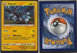 Zekrom 060/185 Galaxy SWIRL Cosmo Holofoil Promo Miscellaneous Cards Pokemon NM - Image 3