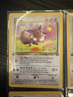 Eevee Jungle First Edition Pokemon Trading Card Game NM Condition - Image 2