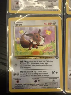 Eevee Jungle First Edition Pokemon Trading Card Game NM Condition - Image 5