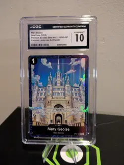 CGC 10 Mary Geoise OP05-097 Alternate Art 2025 ONE PIECE Card ENGLISH GEM MT - Image 1