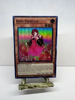 YuGiOh TCG Rose Princess KICO-EN017 Foil 1st Edition Konami Card - Image 1