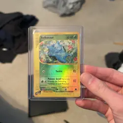 Pokemon Card Bulbasaur 94/165 Reverse Holo Expedition Base Set Played - Image 1