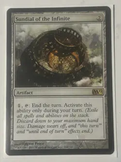 Sundial of the Infinite | Lightly Played LP Magic 2012 M12 Rare Magic MtG - Image 1