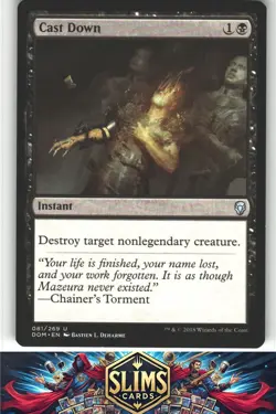 Cast Down - Dominaria - MTG - Uncommon - #81 - NM - Image 1