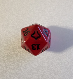 Hour of Devastation Spindown Die MTG - Red - Image 1