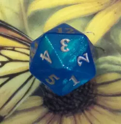🎲 MTG Magic The Gathering D20 Pre-Release Hour Of Devastation Spindown Die Blue - Image 3