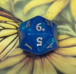 🎲 MTG Magic The Gathering D20 Pre-Release Hour Of Devastation Spindown Die Blue - Image 4