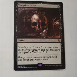 1xMTG Vampiric Tutor-Commander Legend-LP - Image 1