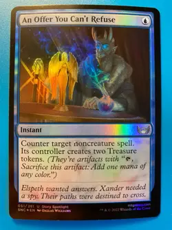 MTG 1x FOIL An Offer You Can't Refuse 51 Streets of New Capenna Magic the x1 NM - Image 1