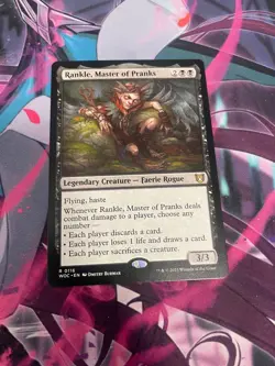 MTG - RANKLE MASTER OF PRANKS - RARE - WOC - NM - Image 1