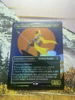 Syr Vondam, Sunstar Exemplar - Foil Extended Art EOE NM MTG - Image 1