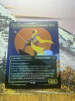 Syr Vondam, Sunstar Exemplar - Foil Extended Art EOE NM MTG - Image 4