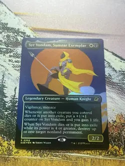 Syr Vondam, Sunstar Exemplar - Foil Extended Art EOE NM MTG - Image 5