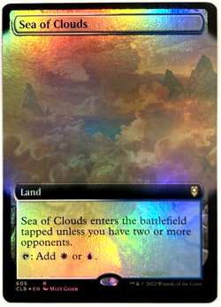 MTG Sea of Clouds *EXTENDED ART FOIL* Battle for Baldur's Gate 605 NM - Image 1