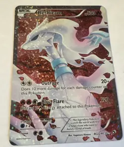 Reshiram (Full Art) RC22/RC25 Legendary Treasures: Radiant Collection Holo NM - Image 1
