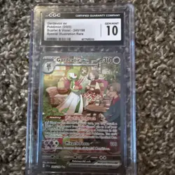 CGC 10 Gardevoir ex Scarlet & Violet 245/198 Special Illustration Rare Pokemon - Image 1