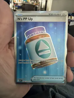 N's PP Up 262/217 Full Art Ultra Rare Pokemon Ascended Heroes ENGLISH NM - Image 1