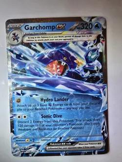Pokemon TCG Garchomp EX 038/182 S&V: Paradox Rift Double Rare NM Condition - Image 1