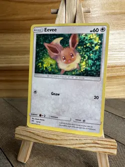 Pokemon McDonald's Promos 2019 Promo,Confetti Holo Eevee #012/012 Lightly played - Image 1