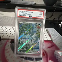 2023 POKEMON SVI EN-SCARLET & VIOLET ILLUSTRATION RARE #205 CLAUNCHER PSA 9 MINT - Image 3