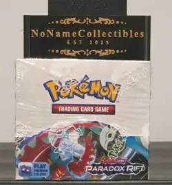 Pokemon Paradox Rift Booster Box 36 Packs New & Sealed w/ Display Case Protector - Image 1