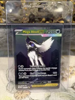 Pokemon TCG Mega Absol Ex 180/132 Illustration Rare Holo Me01 English - Image 1