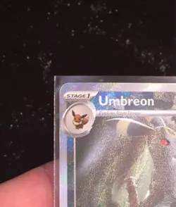 Pokemon Prismatic Evolutions Umbreon 059/131 Master Ball Pattern Reverse Holo NM - Image 3