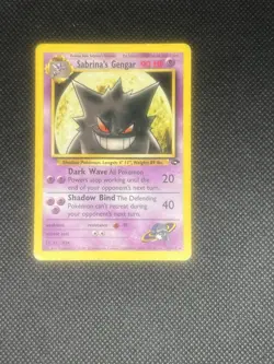 Pokemon TCG Sabrina's Gengar Gym Challenge 29/132 Non-Holo Rare Mp Check Photos - Image 1