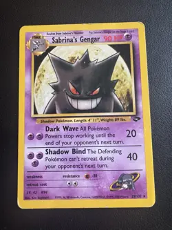 POKEMON TCG SABRINA’S GENGAR 29/132 GYM CHALLENGE NON HOLO RARE!! - Image 1