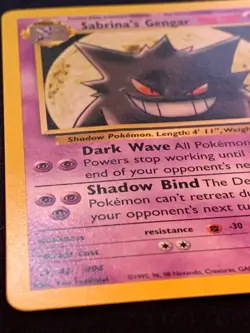 SABRINA'S GENGAR - 29/132 - GYM CHALLENGE - RARE POKEMON CARD - MP - Image 5