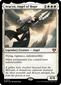 Avacyn, Angel of Hope [Commander Masters] Magic MTG - Image 1