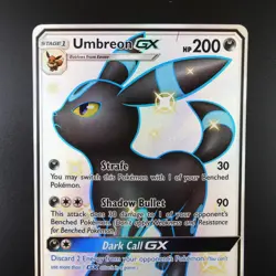 Umbreon GX SV69/SV94 Pokemon Hidden Fates Holo Full Art Card - Image 2