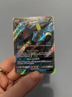 Umbreon GX 142/149 Full Art Pokemon Sun &Moon Holo Card LP - Image 1