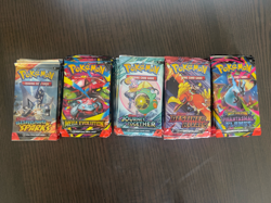 Pokemon TCG Booster Pack Lot x36 Phantasmal Flames, Destined Rivals, Surging etc - Image 1