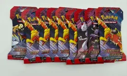 Lot of (9) Pokemon TCG SV Destined Rivals Sleeved Booster Packs SEALED - Image 1