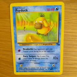 PSYDUCK 53/62 POKEMON CARD (FOSSIL SET) - Image 1